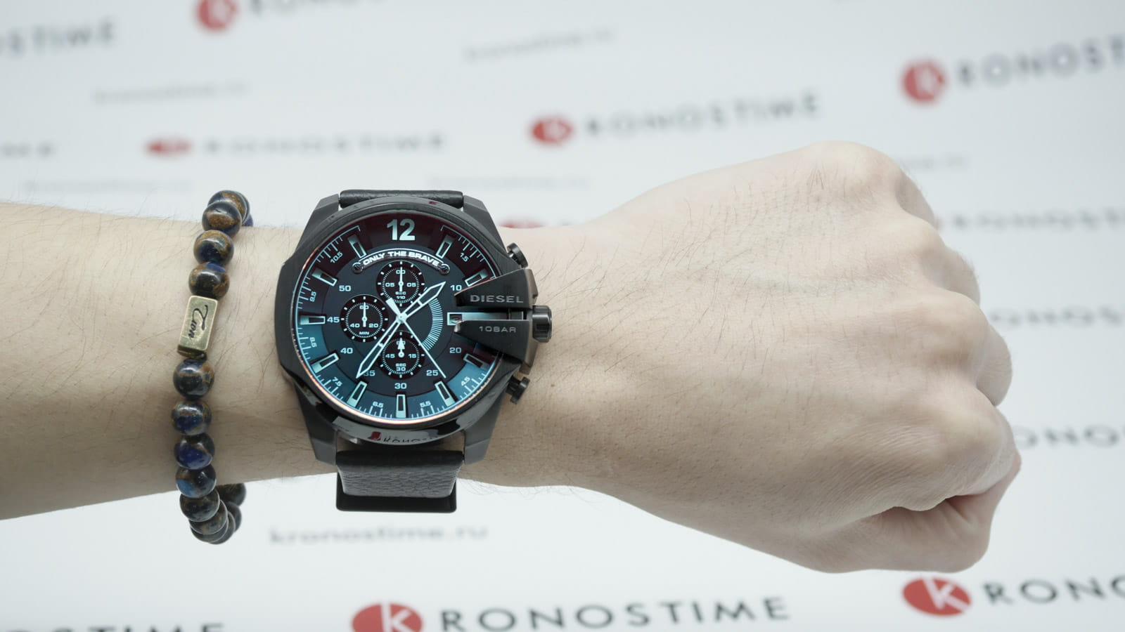 Diesel Diesel Mega Chief DZ4323  — детали корпуса и кожаный